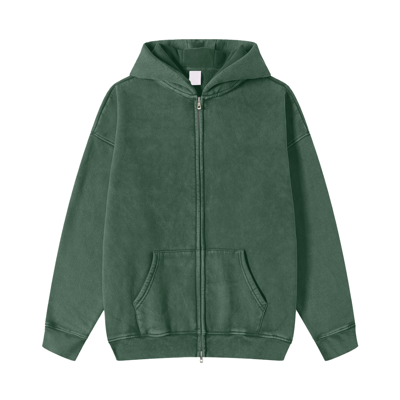 MAISON X CAVE Fleece Hoodie - GREEN