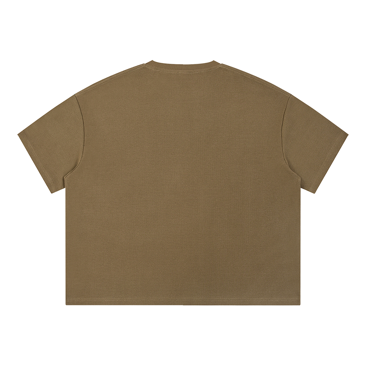 CAVE Waffle Box Tee - BROWN