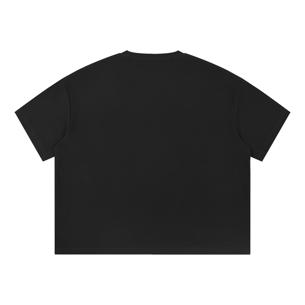 CAVE Waffle Box Tee - BLACK
