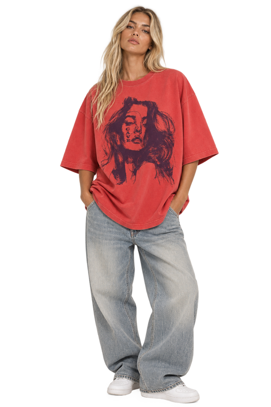 CAVE Wild Muse Tee — Washed Red