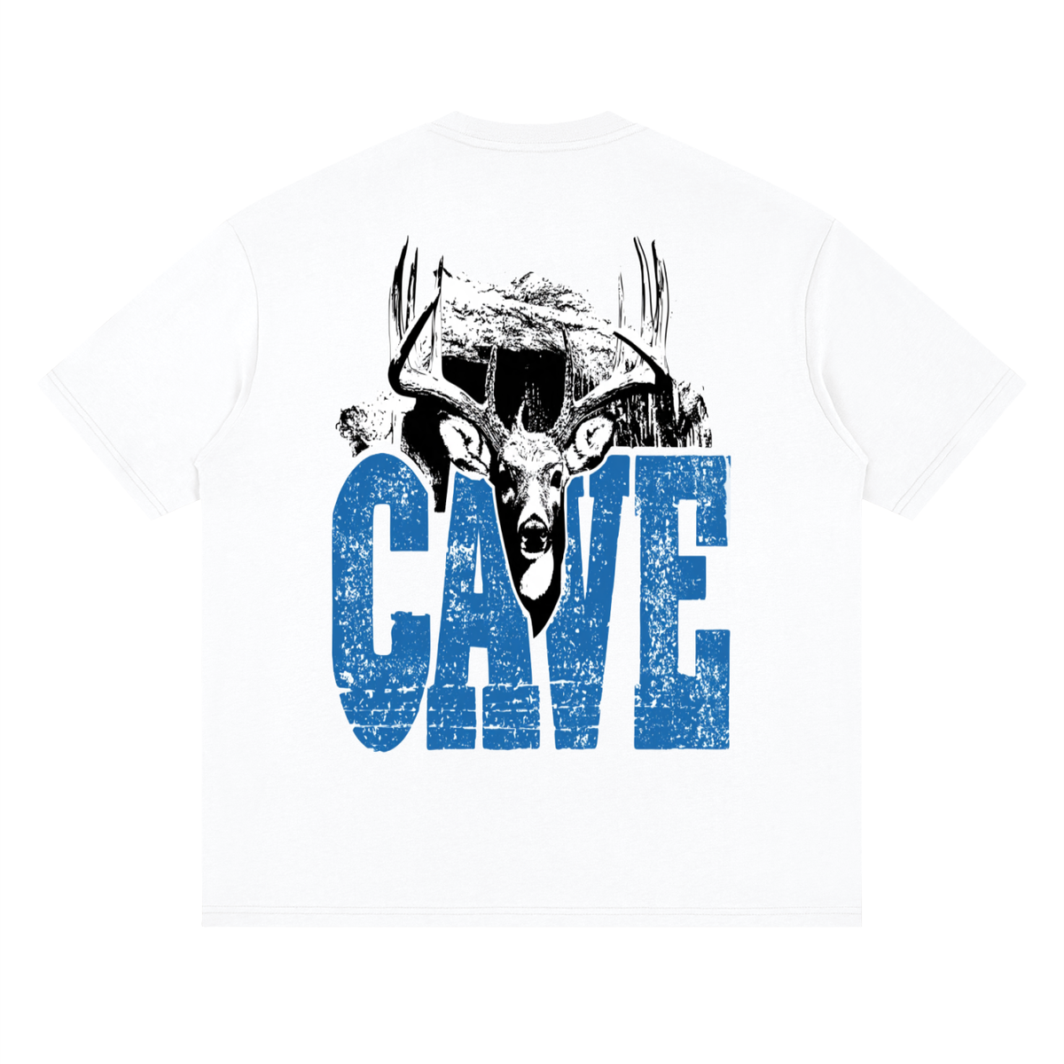 Drop Shoulder T-Shirt - WHITE