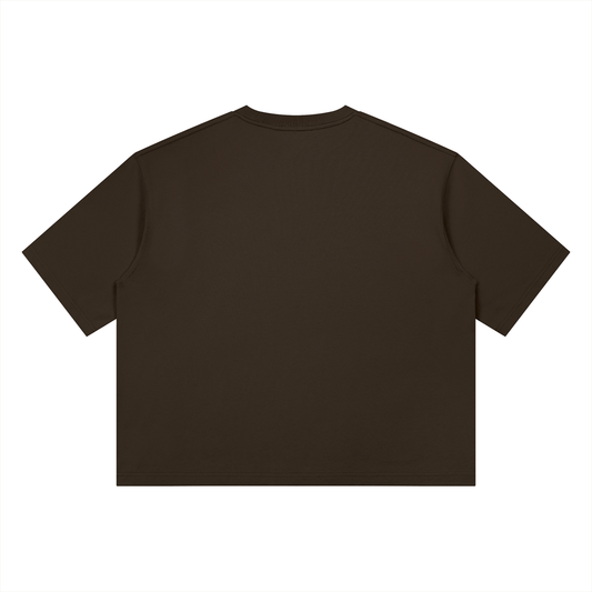 CAVE Heavyweight Box Tee - BROWN