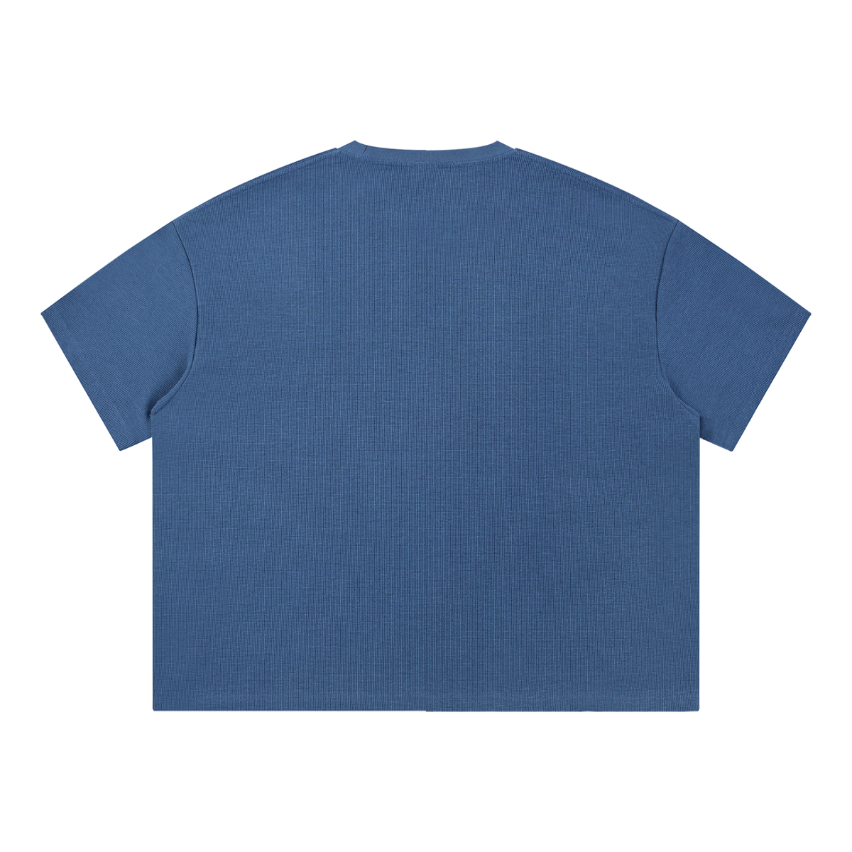 CAVE Waffle Box Tee - BLUE