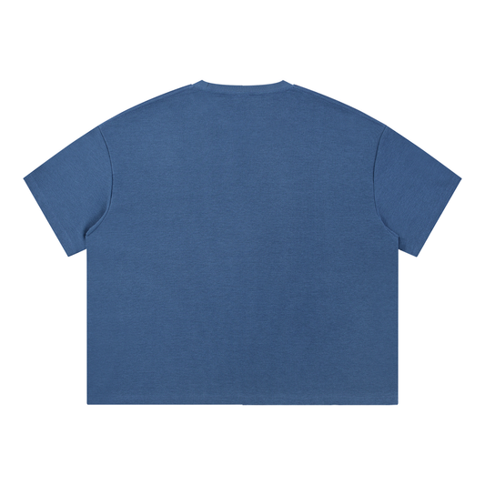 CAVE Waffle Box Tee - BLUE