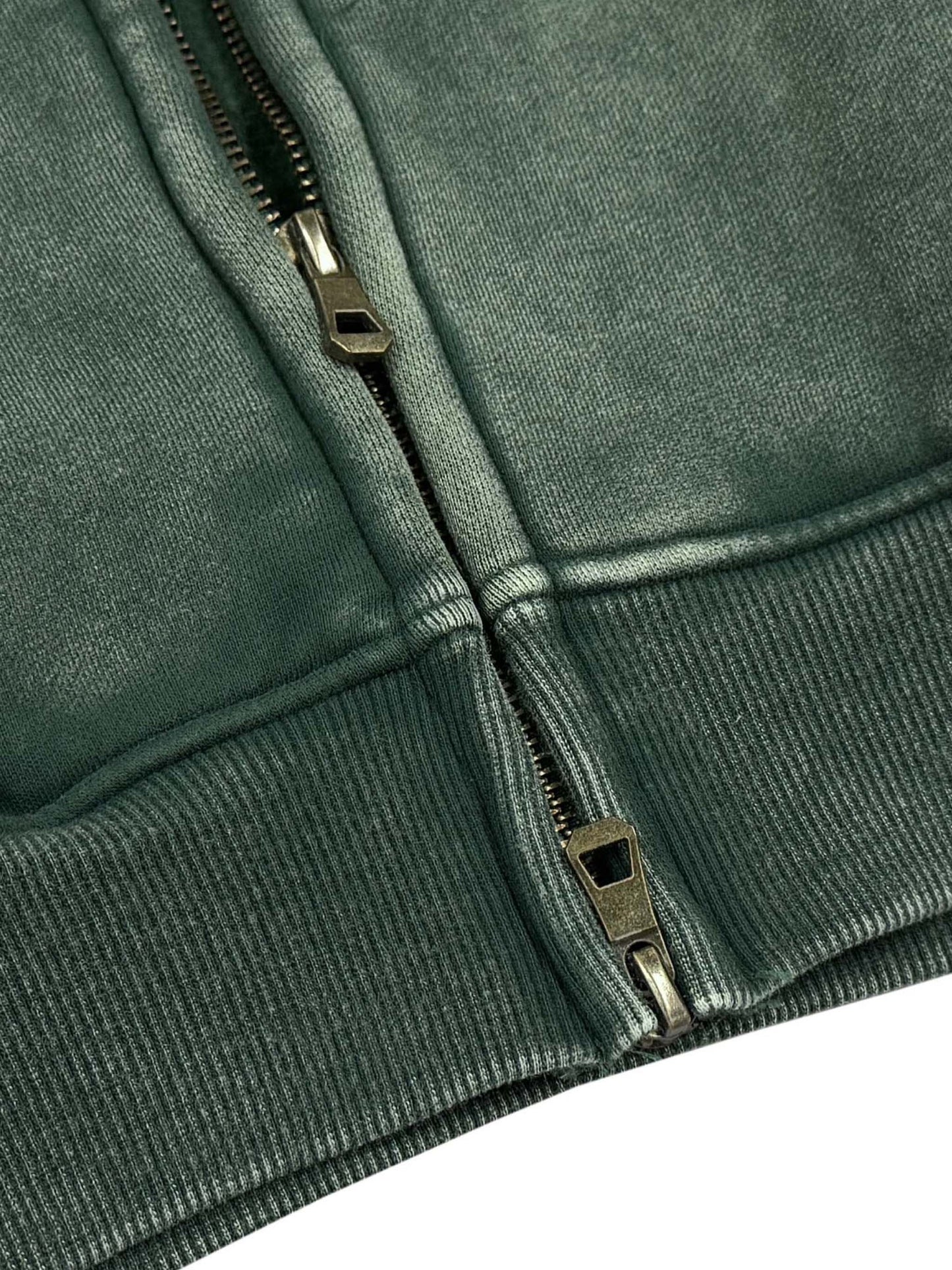 MAISON X CAVE Fleece Hoodie - GREEN