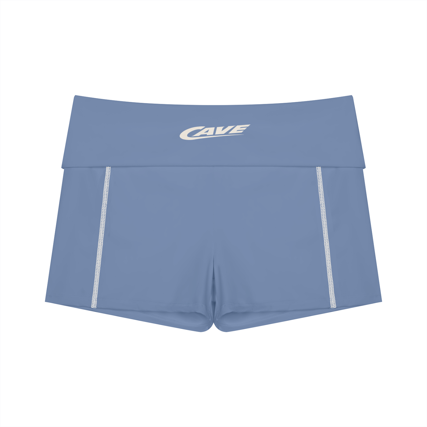 Women's High Waisted Biker Shorts - BABY BLUE