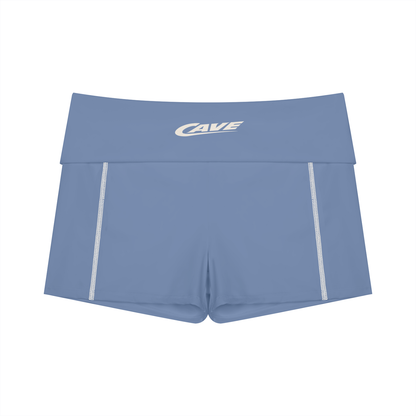 Women's High Waisted Biker Shorts - BABY BLUE