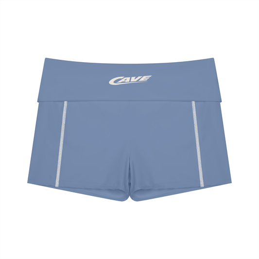 Women's High Waisted Biker Shorts - BABY BLUE