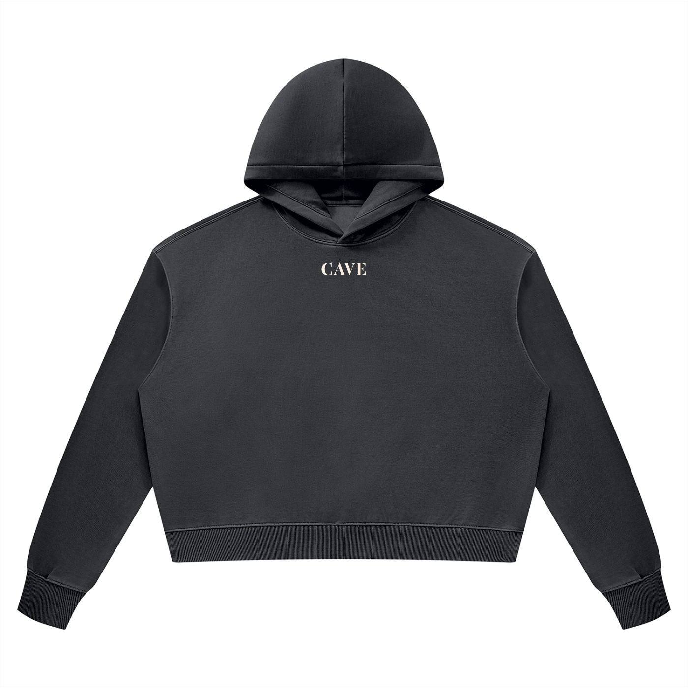 Wash Heavyweight Hoodie  - BLACK