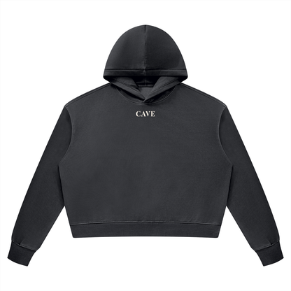Wash Heavyweight Hoodie  - BLACK