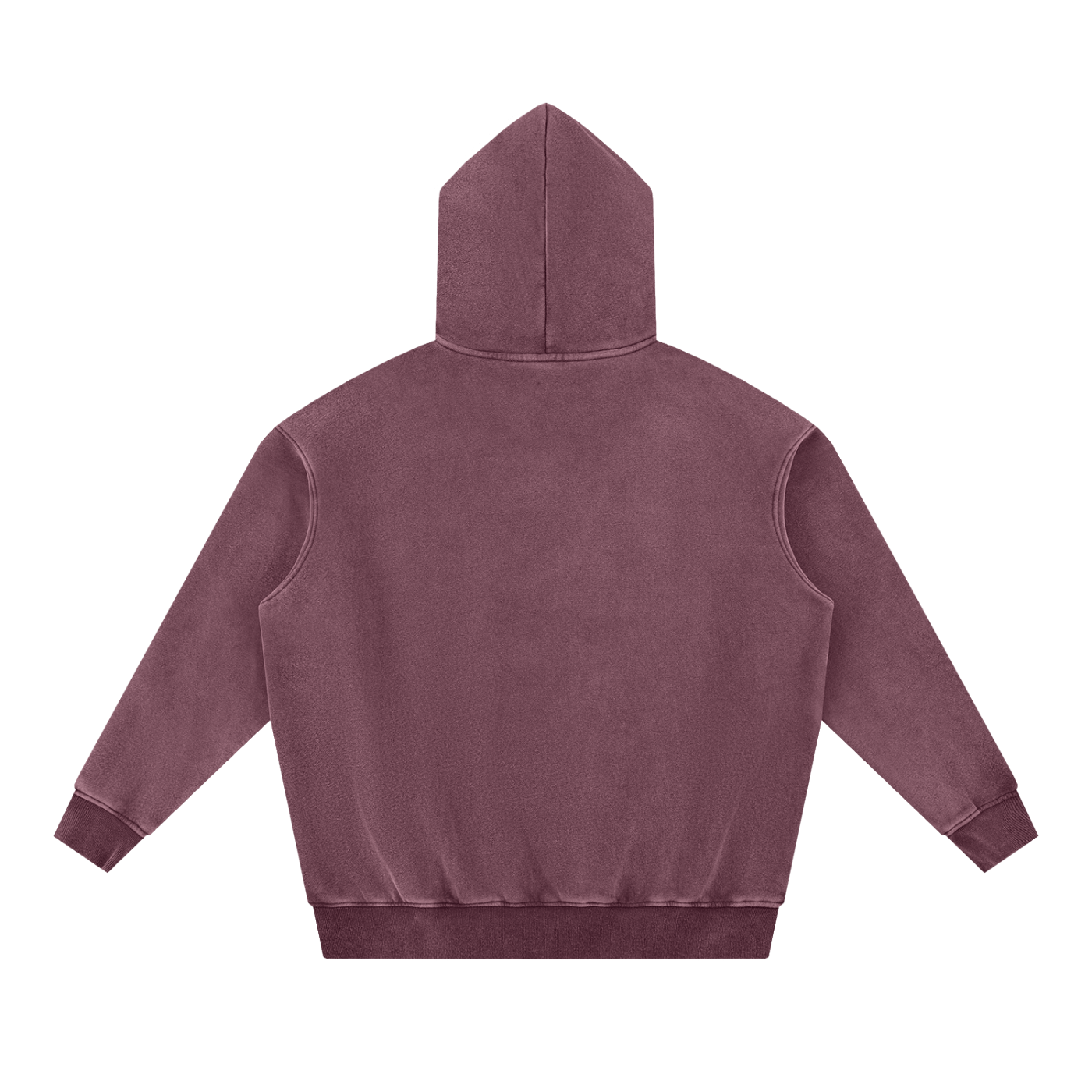 DEEP RED Oversize Hoodie