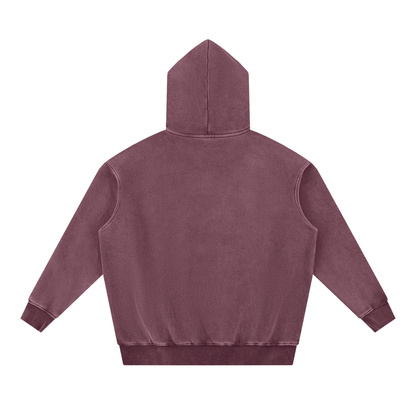 DEEP RED Oversize Hoodie