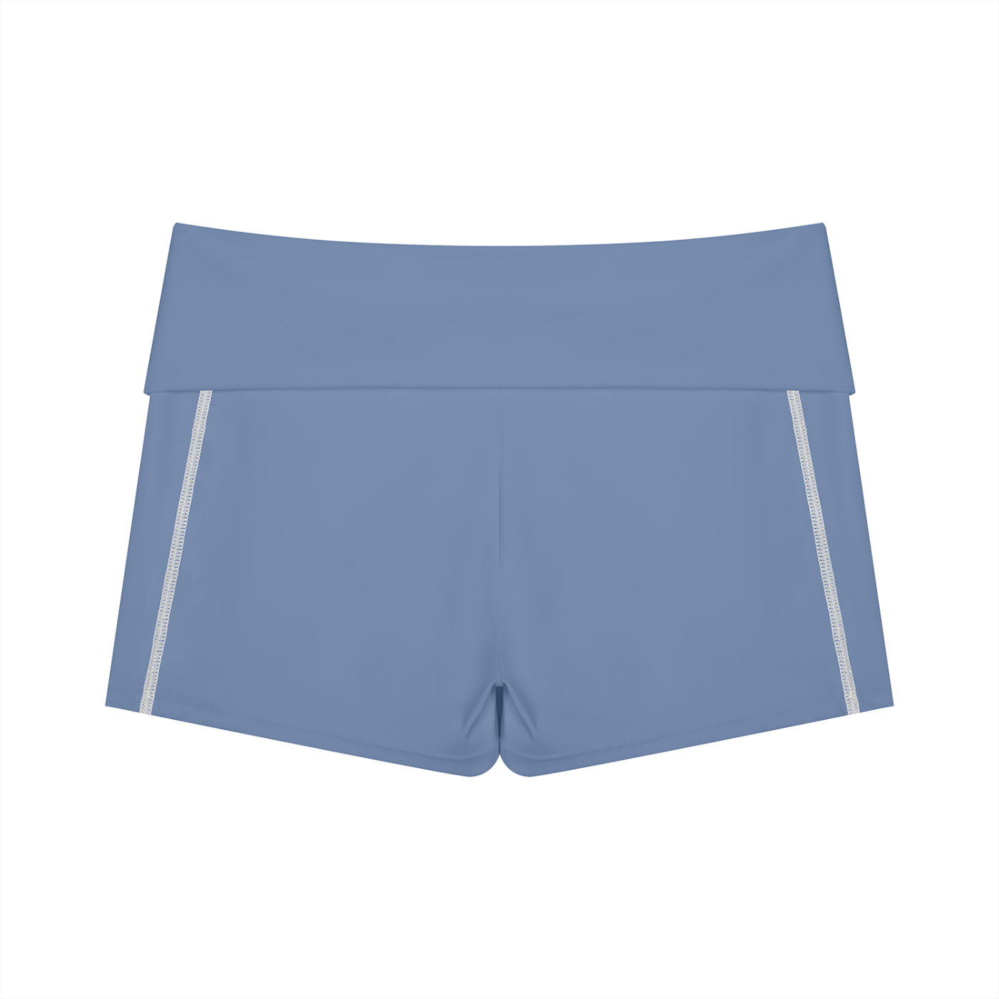 Women's High Waisted Biker Shorts - BABY BLUE