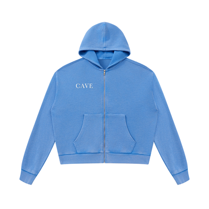 Waffle Hoodie - Glacier Blue