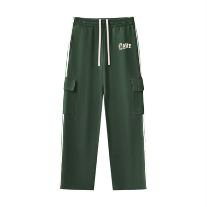 Side Stripe Straight-Leg Pants