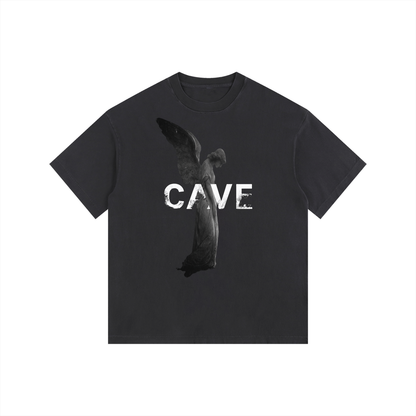 Angel Cotton Tee - BLACK