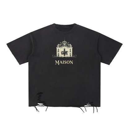 Maison X CAV TEE - BLACK