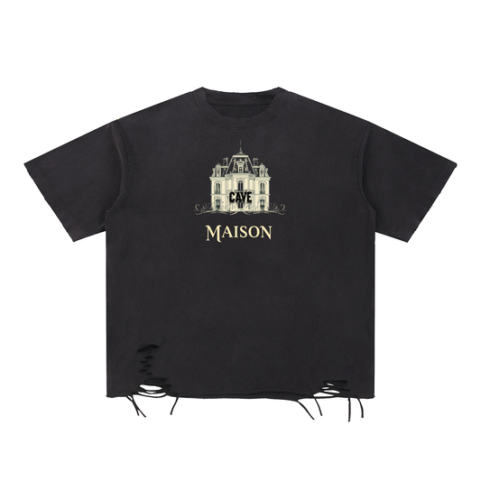 Maison X CAV TEE - BLACK