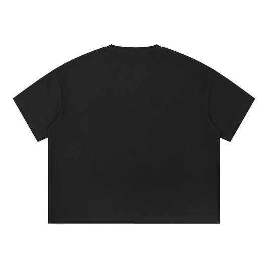 CAVE Waffle Box Tee - BLACK