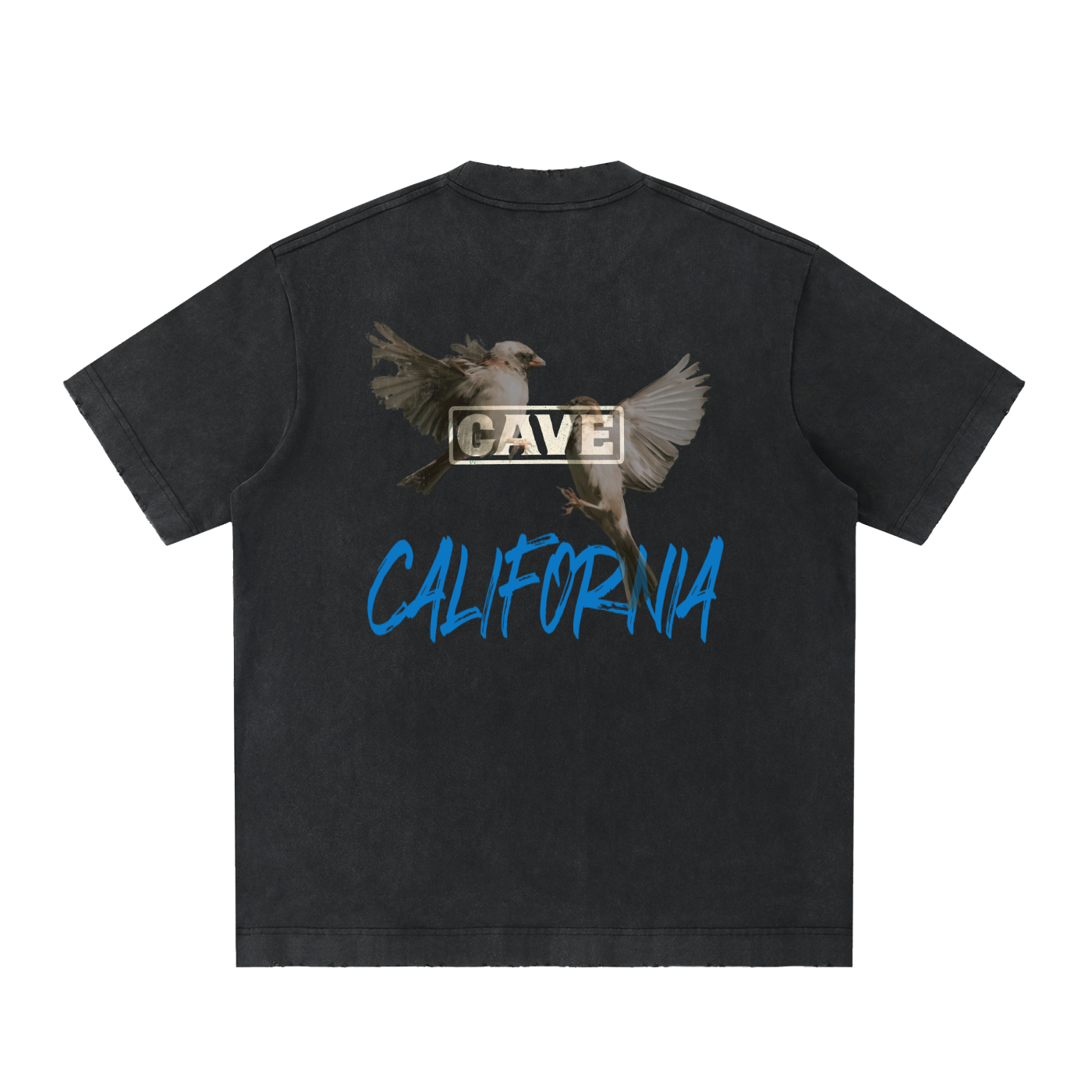 Heavyweight Vintage CALI - BLACK