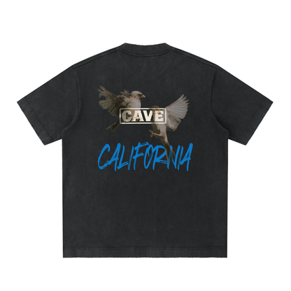 Heavyweight Vintage CALI - BLACK