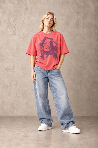 CAVE Wild Muse Tee — Washed Red