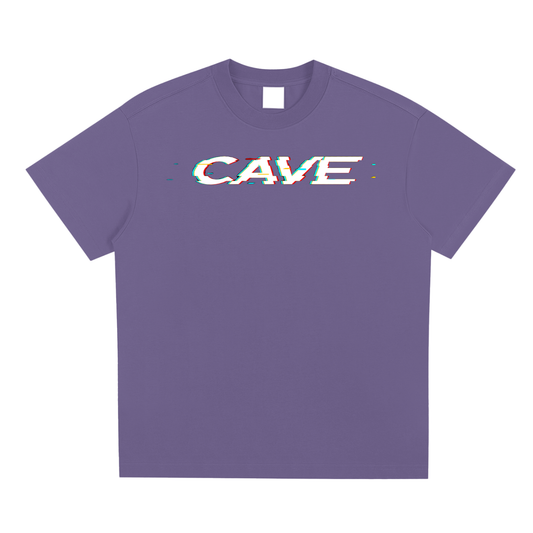 CAVE static Tee - PURPLE