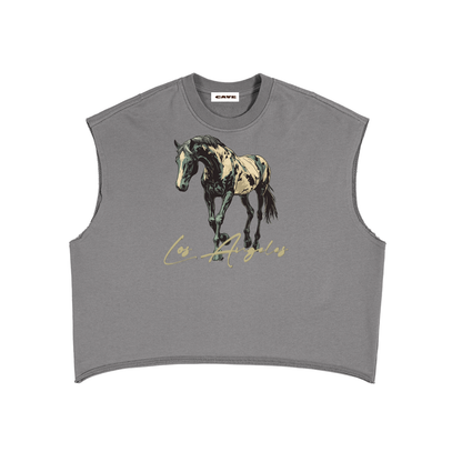French Terry Boxy Tank Top