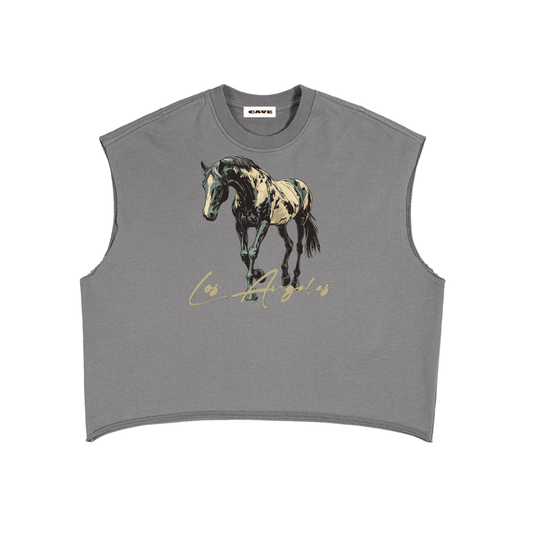 French Terry Boxy Tank Top