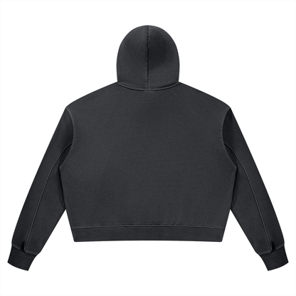Wash Heavyweight Hoodie  - BLACK