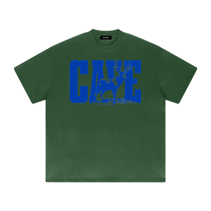 Heavyweight Drop Shoulder T-Shirt - GREEN