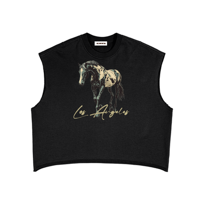 French Terry Boxy Tank Top
