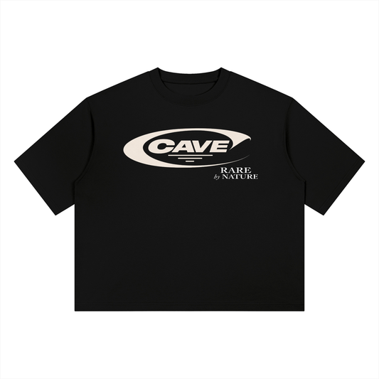 CAVE Heavyweight Box Tee - BLACK