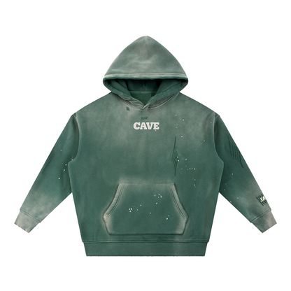 Angel Vintage Hoodie - GREEN
