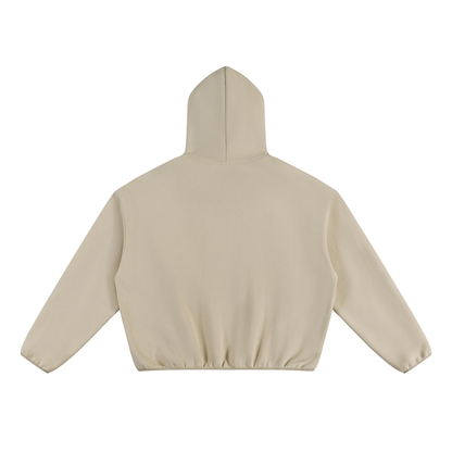 CAVE Sculpted Funnel-Neck Hoodie - KHAKI