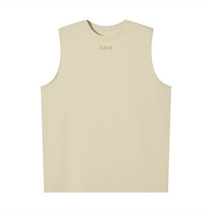 Oversized  Tank Top - TAN