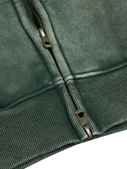 MAISON X CAVE Fleece Hoodie - GREEN