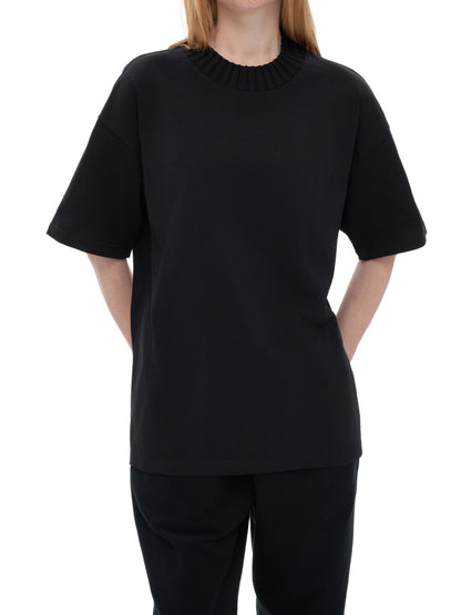 Knitted Round Neck T-Shirt