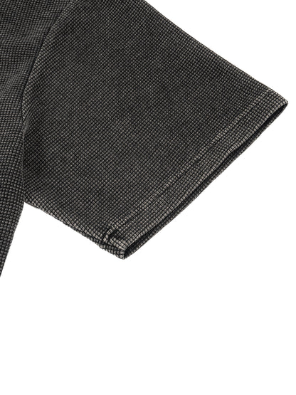 Horse in LA WAFFLE TEE - BLACK